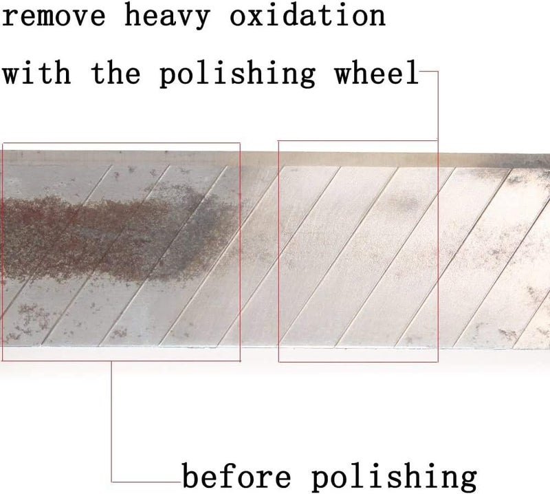 PHYHOO Fine Abrasive Wheel Brush Polishing Buffing Wheels Sanding Rust Remove Rotary Tools Accessories 2.35 MM Mandrel 80 Pieces - Image 3